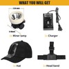 Lokilo Super Bright 1+6 LED Mining Headlamp,Rechargeable Waterproof Headlight with
