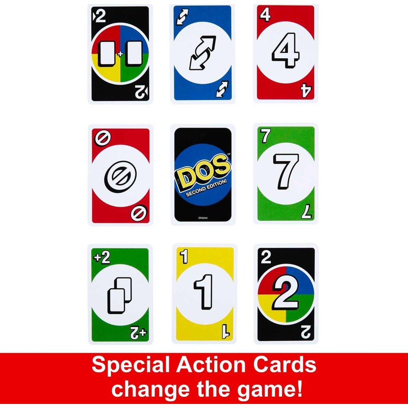 Mattel Games Mattel Games DOS Second Edition Family Card Game