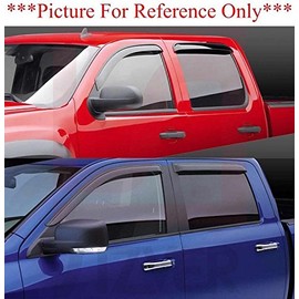 Smoked Window Visors Deflectors Rain Guards for 2013-2017 Honda Accord