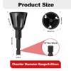 LATTHANT Deburring External Chamfer Tool with Tungsten Carbide Blade, Bolt