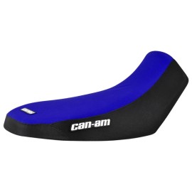 Can-Am Can Am Outlander 500 650 800 2006-2012 Gen 1 Seat Cover BLACK / BLUE - LOGO #297