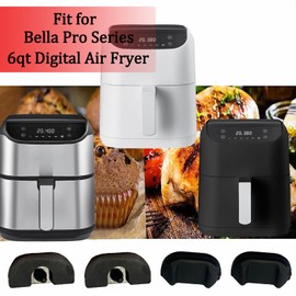 ALJ 8PCS Air Fryer Silicone Rubber Bumpers for Bella Pro Series 6QT Digital Air Fryers, Upgraded Air Fryer Rubber Legs, Rubber Feet Pads Pieces Stops Stoppers Spacers for 6QT Square Bella Air Fryer