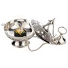 MaMeMi Vatican Incense Gift Set Including Incense Barrel [Silver-Plated Brass,