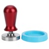 57.5mm Stainless Steel Coffee Tamper Flat Base Elastic Coffee Bean