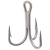 Mustad Treble 5X Strong Hook (25 Pack), Durasteel, Size 1