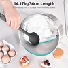 U-Taste Extra-Long 600ºF Heat Resistant Spatula Spoon: 14" Silicone Spoonula