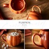 Wade WA976005ORA Set of 2 Pumpkin Shaped Mugs with Smooth