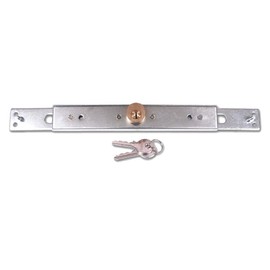 Tessi 6440 Ultra Narrow Central Shutter Lock - 202mm x 30mm KD