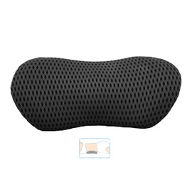COORDINANDO Lumbar Support Pillow，Adjustable Lumbar Pillow，Polyester Memory Foam Lumbar Pillow，Detachable and Washable，Suitable for Office Chair,for Car（Black）…