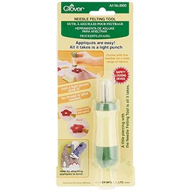 Clover 8900 Felting Needle Tool, Multi-Colored 8.75 x 3.63 x 1.13