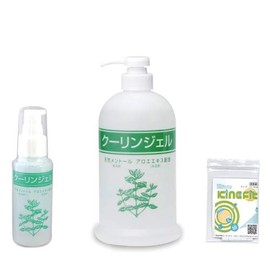 Coolin Gel Massage 70g + Coolin Gel Commercial Bottle Type 24.7 oz (700 g) + Trial Kinesiology Tape Kinesiology Tape 19.7 inches (50 cm) Set