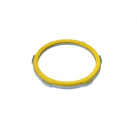 COREX 3 Inch Steel Sealing Lock Nut - Electrical Conduit Locknut with PVC Molded Gasket for A Weatherproof Seal and Zinc Plated for Corrosion Resistance - 1-Pack