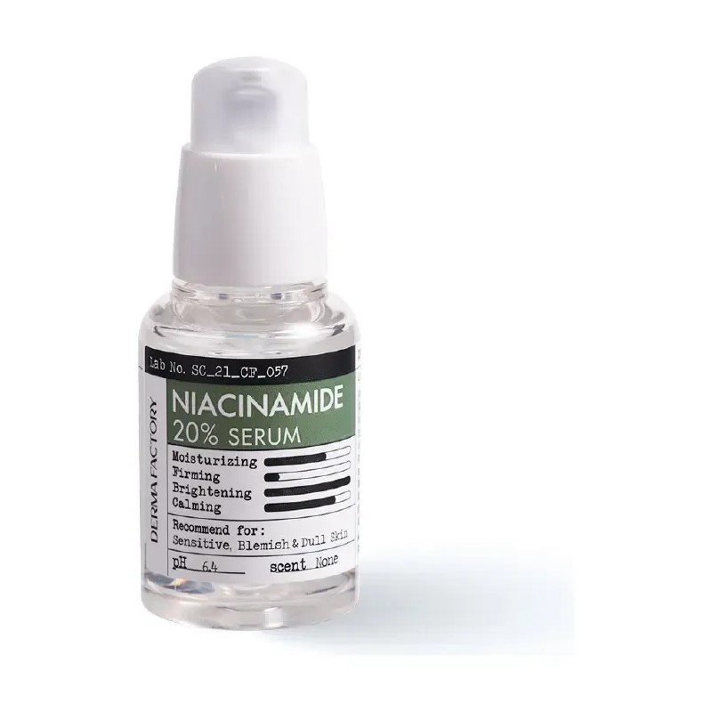 Sérum Facial Dermafactory Con 20% Niacinamida Para Rostro 30 ml