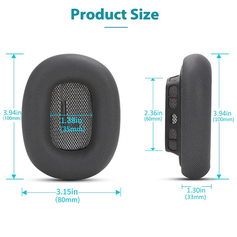 Earrock Gel Earpads Compatible with AirPods Max Ear Cups Magnetic