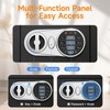 Goldenkey Small Safe with Fireproof Bag, Digital Mini Money Safe
