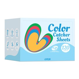 Color Catchers for Laundry - Color Grabber Sheets to Prevent Color Runs, Dye Catchers for Home Use, Fregrance Free Color Guard for Apartment Dorm Hotel (120 Count 1 Pack)
