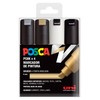 UNI Posca Set PC 8K GSWB Pack of 4 Felt