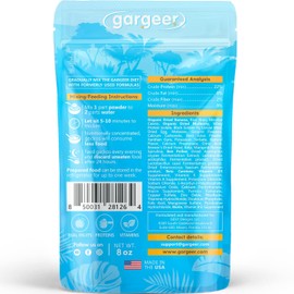 Gargeer 8oz Complete Crested Gecko Food Diet. Premium Ingredients Mix, Ready to Use Freshly Made Powder. Unique Superfood Formula, Developed & Made in The USA. Enjoy!