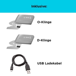 Black+Decker 3.6V Akku-Schere BCSC115 (kabellos, für Schnitte in Stoffen, Papier, Karton, Leder und Kunststoff, inklusive 2 austauschbare Klingen, USB-C Ladekabel)