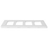 Faith SWP4-WH-01 Screwless Wall Plate Child Safe Outlet Covers, 4.68"