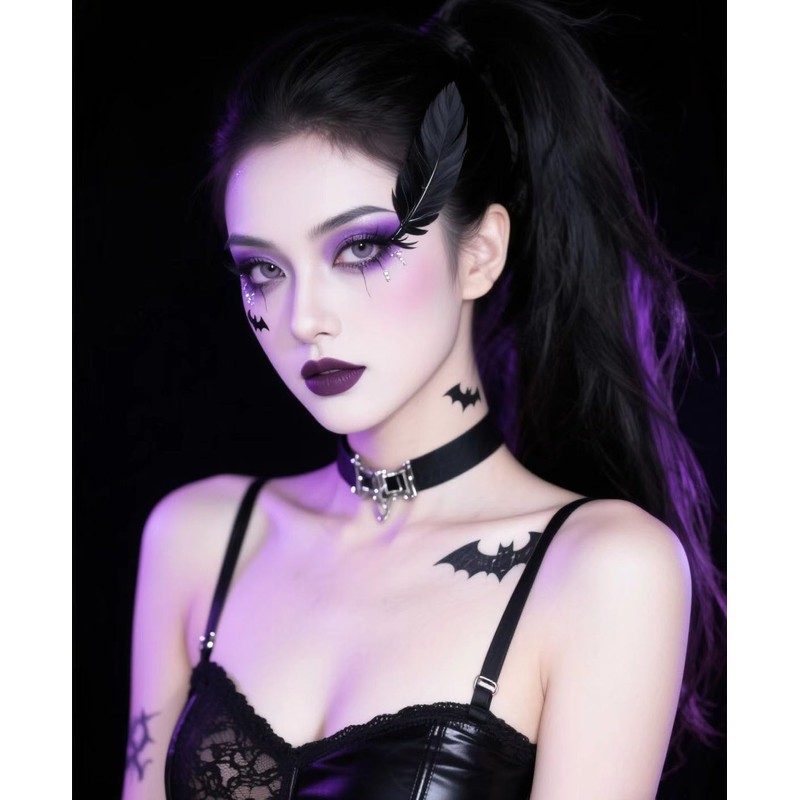 GL-Turelifes Matte Lip Gloss White Green Black Purple Vampire Lipstick