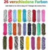 Paracord 550 Set 26 Colours, Multifunctional Nylon Rope, Buckles with