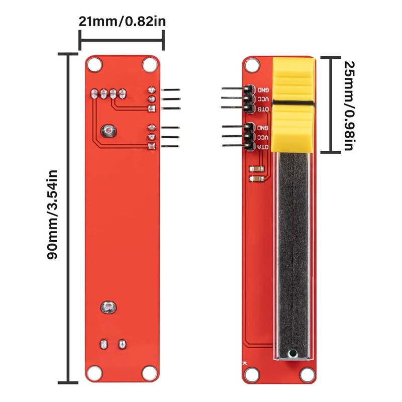 Linear Slider Potentiometer 10K Ohm, Electronic Building Blocks Slide Potentiometer
