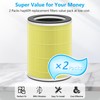 2 Packs HAP609 Pet Care Replacement Filter Compatible with ECOSELF
