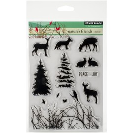 Penny Black Decorative Rubber Stamps, Nature's Friends