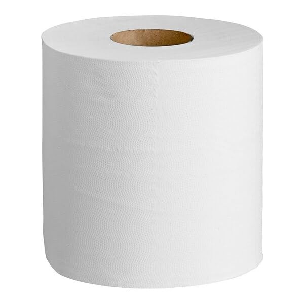 Center Pull Paper Towels, 2-Ply, 500ft Roll, White, 6/Case
