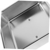 Toddmomy Stainless Steel Rectangular Basting Cover Lid Heat Resistant Cheese