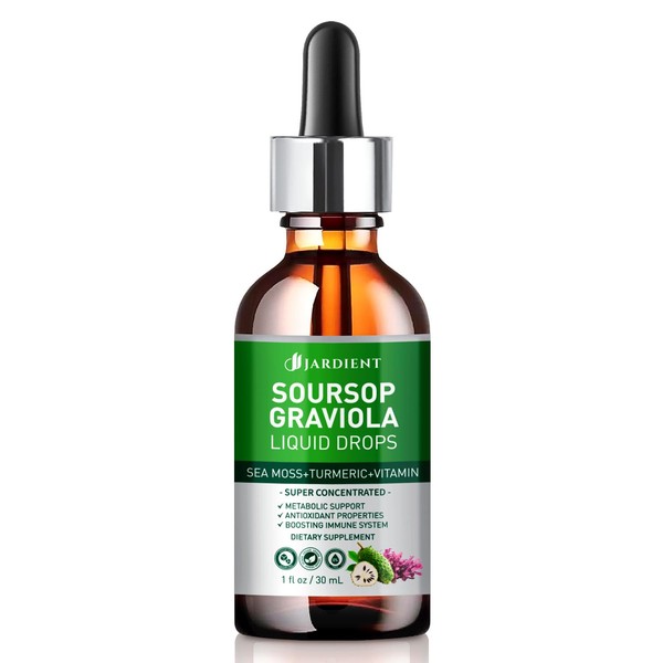 Jardient Soursop Graviola Liquid Drops : Poss Tract Ganic for