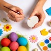 36 Pcs DIY Paper Mache Easter Eggs,3.2"x2.2"Durable Easter Eggs Empty,Cardboard
