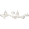 543581 AA8 Cone, White, Height: 11 cm, Diameter: 5.5 cm,