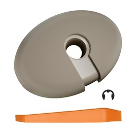 FUSCH Left Sun Visor Mounting Clip Compatible with Toyota Camry Corolla, Beige Driver Side Visor Mounting Bracket, Sun Visor Repair Clip Bracket, Related Sun Visor(w/o Light)# 74320-33E80-B0