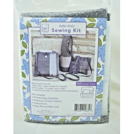 June Tailor Inc: Tote Trio Sewing Kit - Swirl Tonals - Easy Level (New)