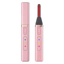 Curler de pestañas con calefacción Los bigudíes Recargables de pestañas con Peine de Curl de Calentamiento de Silicona más Largo, Curling Natural...  