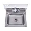 HALLY Stainless Steel Sink for Washing with Faucet, NSF Commercial
