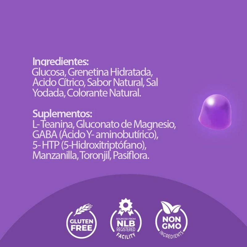 Gomitas Para Ansiedad Sueño Profundo Y Descanso Fruits®