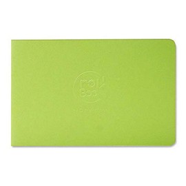 Clairefontaine - Ref 6035C - Crok'Book Landscape Staplebound Sketchbook - A7 (10.5 x 7.4cm), 90gsm Paper, Acid Free, pH Neutral, 24 White Pages - Assorted Colours