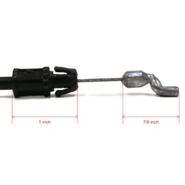 The ROP Shop (Pack of 4) Engine Control Cable for 2001-2004 Husqvarna 7021 CMB Lawn Mower