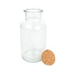 Magic Season Decorative Glass Bottles with Cork Stoppers (16.9 fl