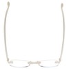 Calabria 714 Flexie Oval Rimless Reading Glasses +1.00 Ice Men/Women