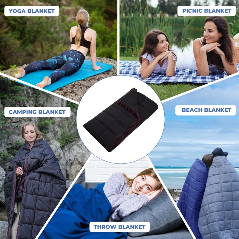 KingCamp Down Camping Blanket, Lightweight Travel Blanket for Outdoor Camping,