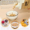 Blushtier 4 PCS Cereal Containers Storage 2.8L Airtight Large Dry