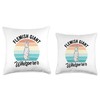 Rabbit Lover Design with Flemish Giant Throw Pillow