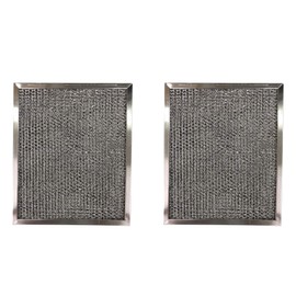 Filter Everything Replacement Aluminum Filters Compatible with Broan 97007696, Sears/Kenmore 50185, GC-7506 – 8-3/4” x 10-1/2” x 3/8” – 2-Pack