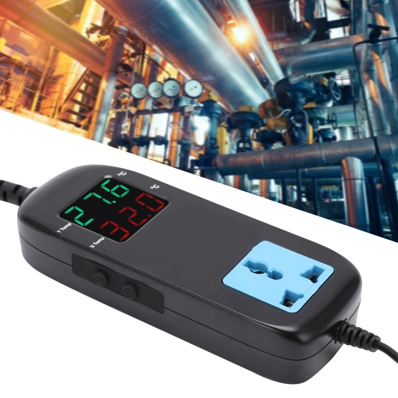 Digital Display Thermostat Intelligent Electronic Temperature Controller Regulator AC ~