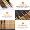Linkstyle Chinese Calligraphy Brush Set, Mixed Size Japanese Kanji Sumi