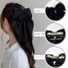Hair Clips with Large Bow - 2 Pieces Chiffon Hair